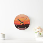 Savannah Sunset Clock ラウンド壁時計 (ホーム)