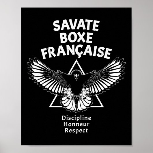 Savate French Kickboxing Eagle  ポスター (正面)