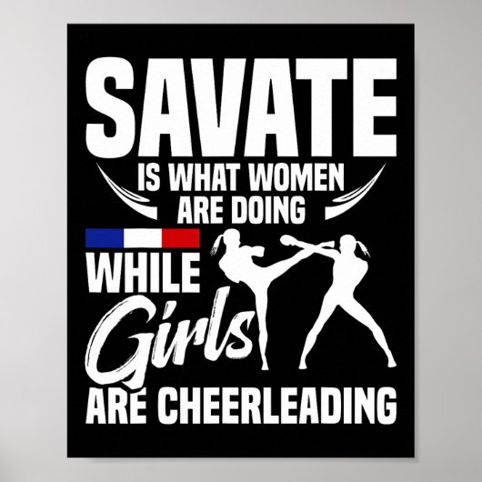 Savate Martial Arts School Training Boxing Savate  ポスター (正面)