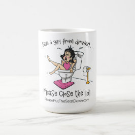 Save A Girl From Drowning Mug コーヒーマグカップ