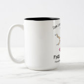 Save A Girl From Drowning Mug ツートーンマグカップ (左)
