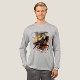 Save A Horse; Ride A Cowboy | Men Long Sleeve トライブレンドＴシャツ