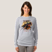 Save A Horse; Ride A Cowboy | Women Long Sleeve Tシャツ (正面フル)