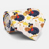 Save A Turkey Eat Pizza Funny Happy Thanksgiving ネクタイ (ロール)