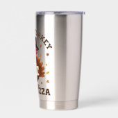 Save a Turkey Eat Pizza – Funny Thanksgiving Pizza 保温保冷タンブラー (左面)