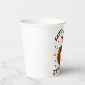 Save a Turkey Eat Pizza – Funny Thanksgiving Pizza 紙コップ (右)