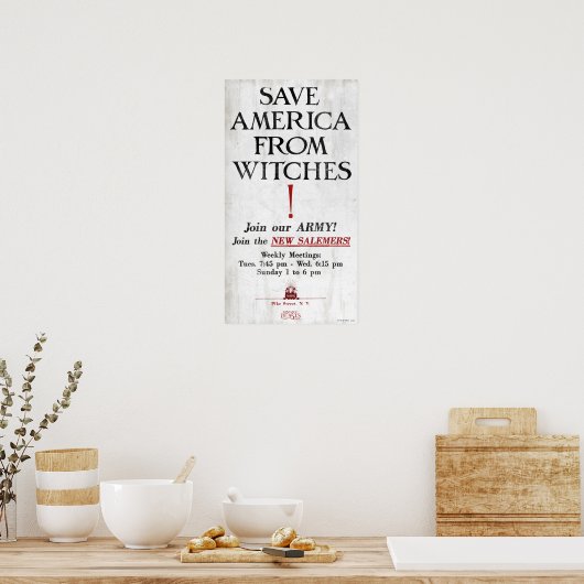 Save America From Witches ポスター (キッチン)
