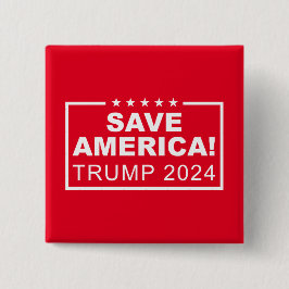 Save America Trump 2024 缶バッジ