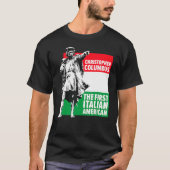 Save Columbus Day  Italian Pride Tシャツ (正面)