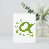 save earth planète ポストカード (スタンド正面)