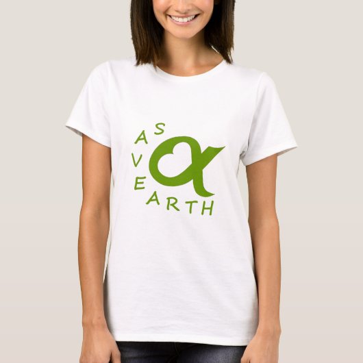 save earth planète tシャツ (正面)