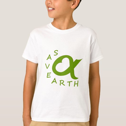 save earth planète tシャツ (正面)