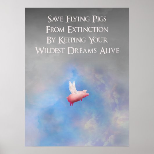 Save Flying Pigs ポスター (正面)