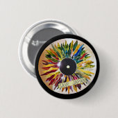 SAVE JAPAN Record of Leaves Fashion pin back 缶バッジ (正面&裏面)