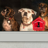 Save My Dogs Safety Alert Custom First Responder ウィンドウサイン