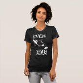 save orcas killer whale orca sea pandas protect tシャツ (正面フル)