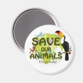 Save our Animals マグネット (正面/裏面)