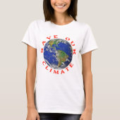 Save Our Climate with Earth Tシャツ (正面)