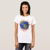 Save Our Climate with Earth Tシャツ (正面フル)