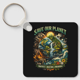 Save Our Planet キーホルダー