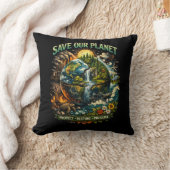 Save Our Planet クッション (ブランケット)