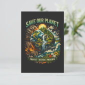 Save Our Planet サンキューカード (スタンド正面)