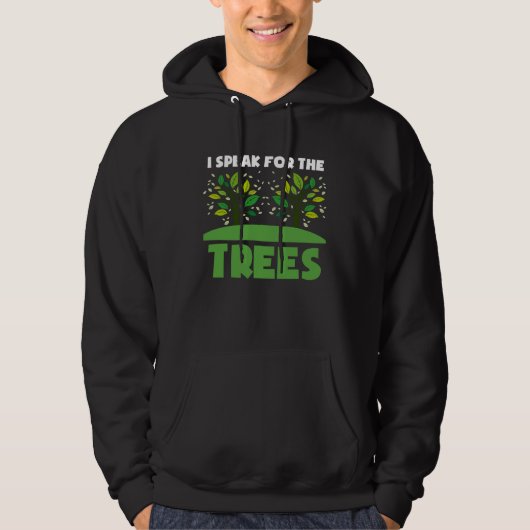 Save our planet for environmental protection trees パーカ (正面)