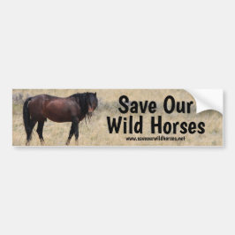 Save Our Wild Horses Campaign バンパーステッカー