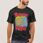 Save PBS – Arthur Meme Parody with Cartoon Fist Tシャツ (正面)