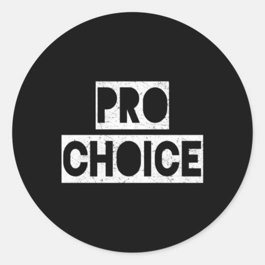 Save Roe Feminism Safe Abortion Pro Choice ラウンドシール (正面)