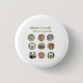 Save, Share, and Recycle 缶バッジ (正面)