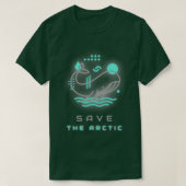 Save The Arctic Whale Tシャツ (デザイン正面)