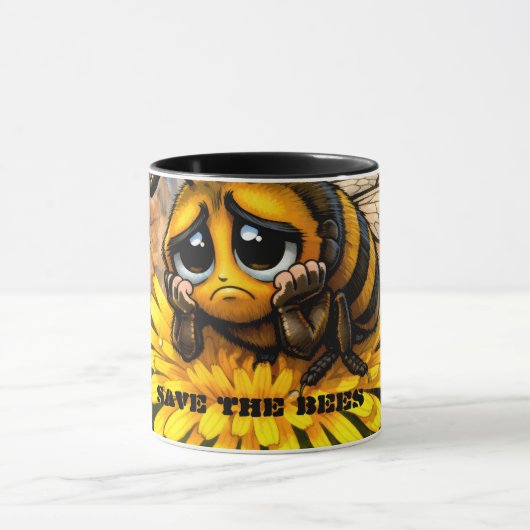 Save the bees マグカップ (中央)