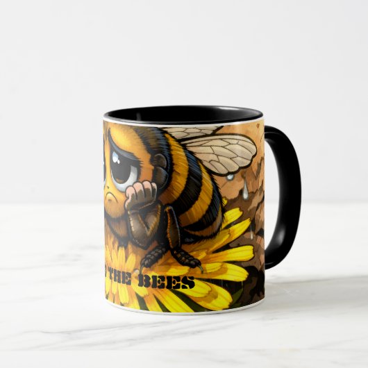 Save the bees マグカップ (正面右)