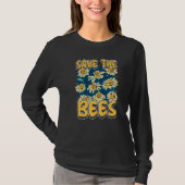 Save the bees Beekeeper cute honey bee costume  8 Tシャツ (正面)