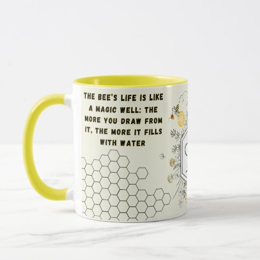 Save the Bees Inspirational Bee Honey Lover Gift マグカップ (左)