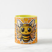 Save the Bees Inspirational Bee Honey Lover Gift マグカップ (中央)