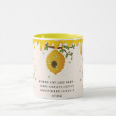 Save the Bees Inspirational Bee Honey Lover Gift  マグカップ (中央)