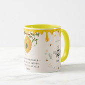 Save the Bees Inspirational Bee Honey Lover Gift  マグカップ (正面右)