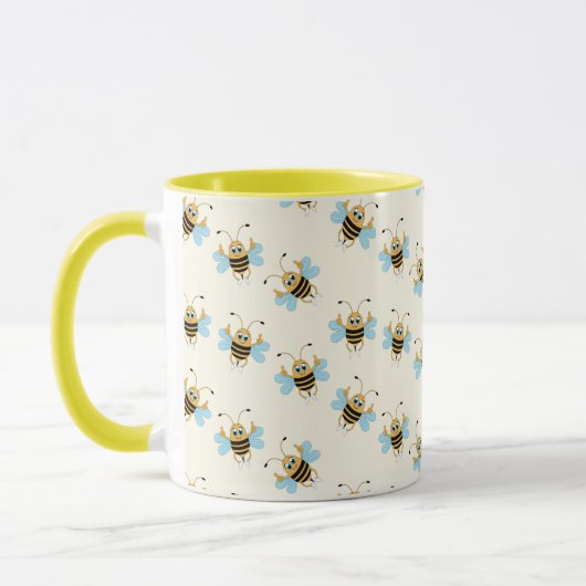 Save the Bees Inspirational Bee Honey Lover Gift  マグカップ (左)
