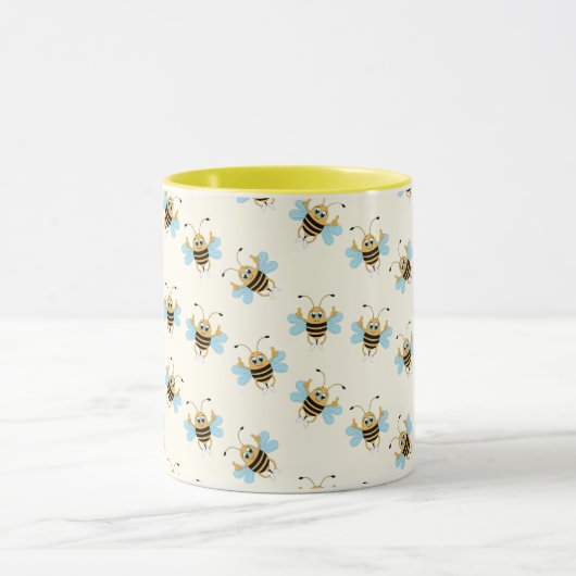 Save the Bees Inspirational Bee Honey Lover Gift  マグカップ (中央)