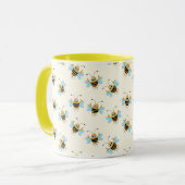 Save the Bees Inspirational Bee Honey Lover Gift  マグカップ (正面左)