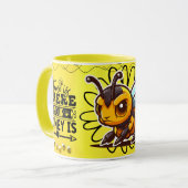 Save the Bees Inspirational Bee Honey Lover Gift  マグカップ (正面左)