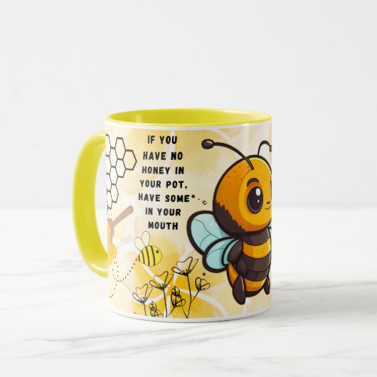 Save the Bees Inspirational Bee Honey Lover Gift  マグカップ (正面左)