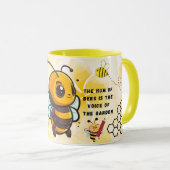 Save the Bees Inspirational Bee Honey Lover Gift  マグカップ (正面右)