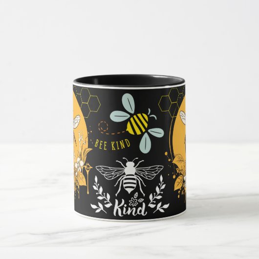 Save the Bees Inspirational Bee Honey Lover Gift  マグカップ (中央)