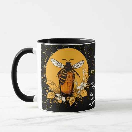 Save the Bees Inspirational Bee Honey Lover Gift マグカップ (左)