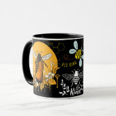 Save the Bees Inspirational Bee Honey Lover Gift  マグカップ (正面左)