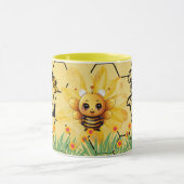 Save the Bees Inspirational Bee Honey Lover Gift  マグカップ (中央)