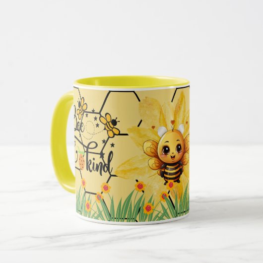 Save the Bees Inspirational Bee Honey Lover Gift  マグカップ (正面左)